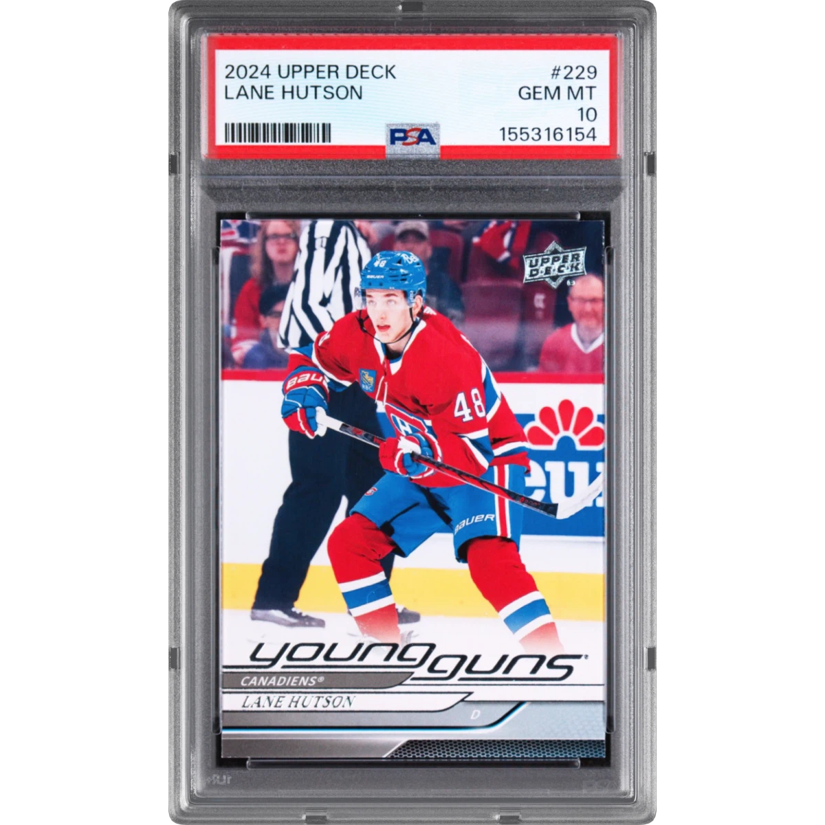 2024 Upper Deck #229 Lane Hutson (PSA 10 GEM MINT)