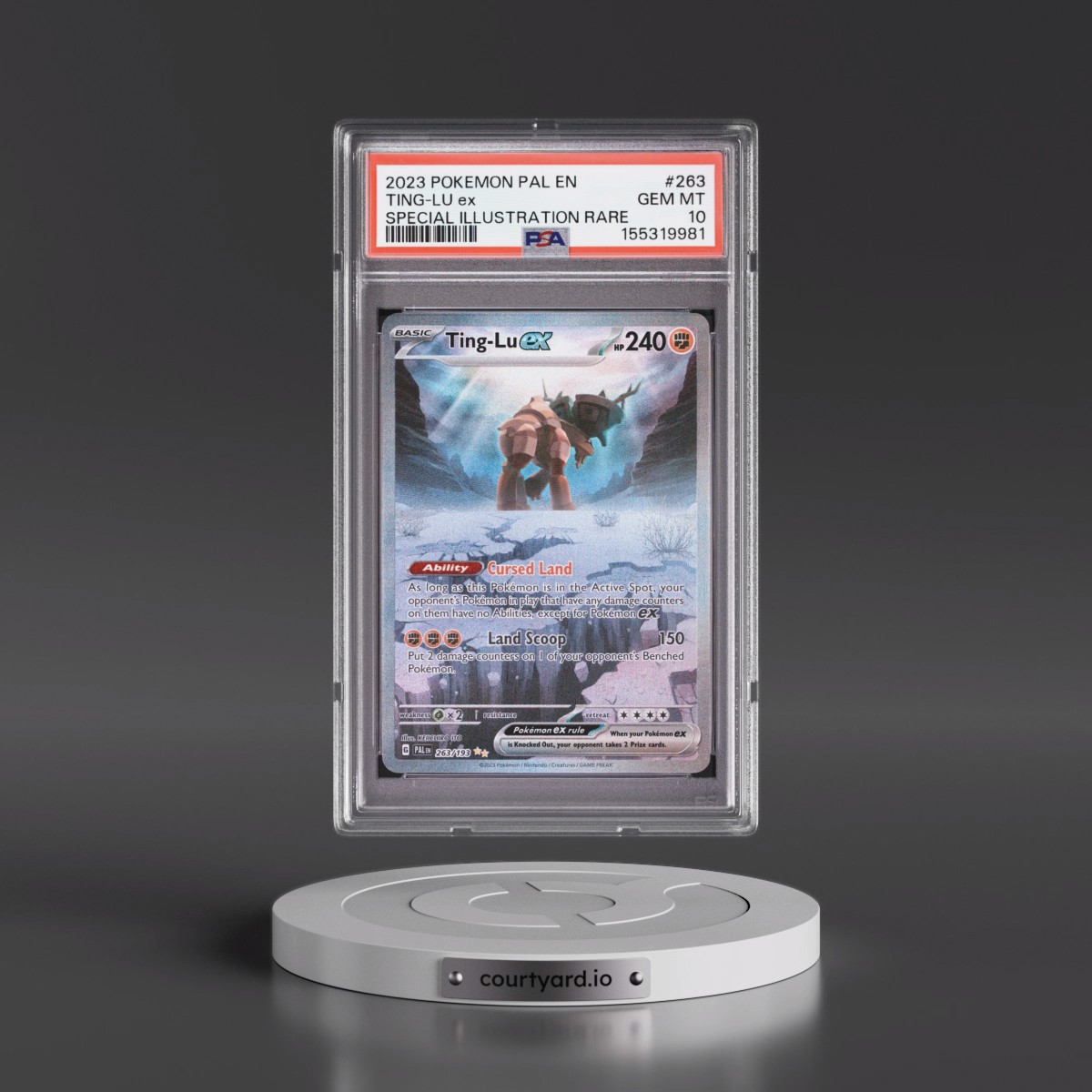 2023 Pokémon Pal EN-Paldea Evolved #263 Ting-LU EX - Holo Special Illustration Rare (PSA 10 GEM MINT)