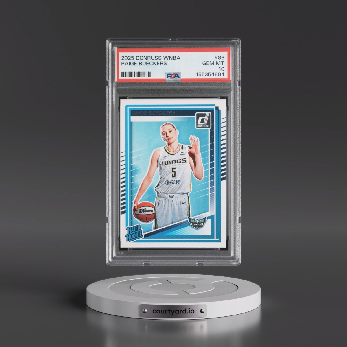 2025 Panini Donruss WNBA #86 Paige Bueckers (PSA 10 GEM MINT)