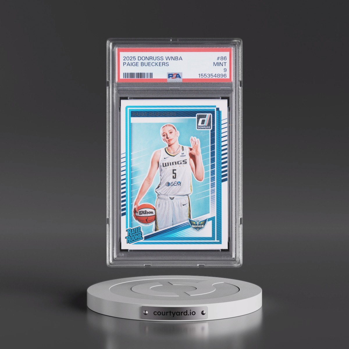 2025 Panini Donruss WNBA #86 Paige Bueckers (PSA 9 MINT)
