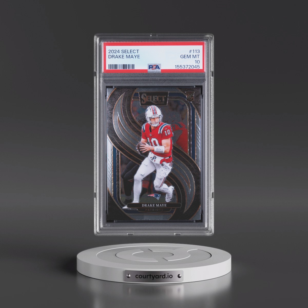 2024 Panini Select #113 Drake Maye (PSA 10 GEM MINT)