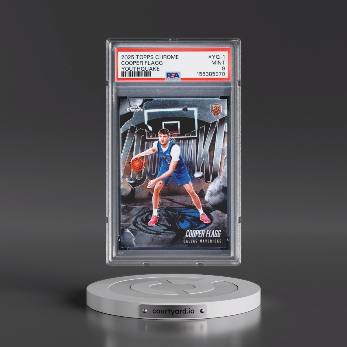 2025 Topps Chrome Youthquake #YQ-1 Cooper Flagg (PSA 9 MINT)