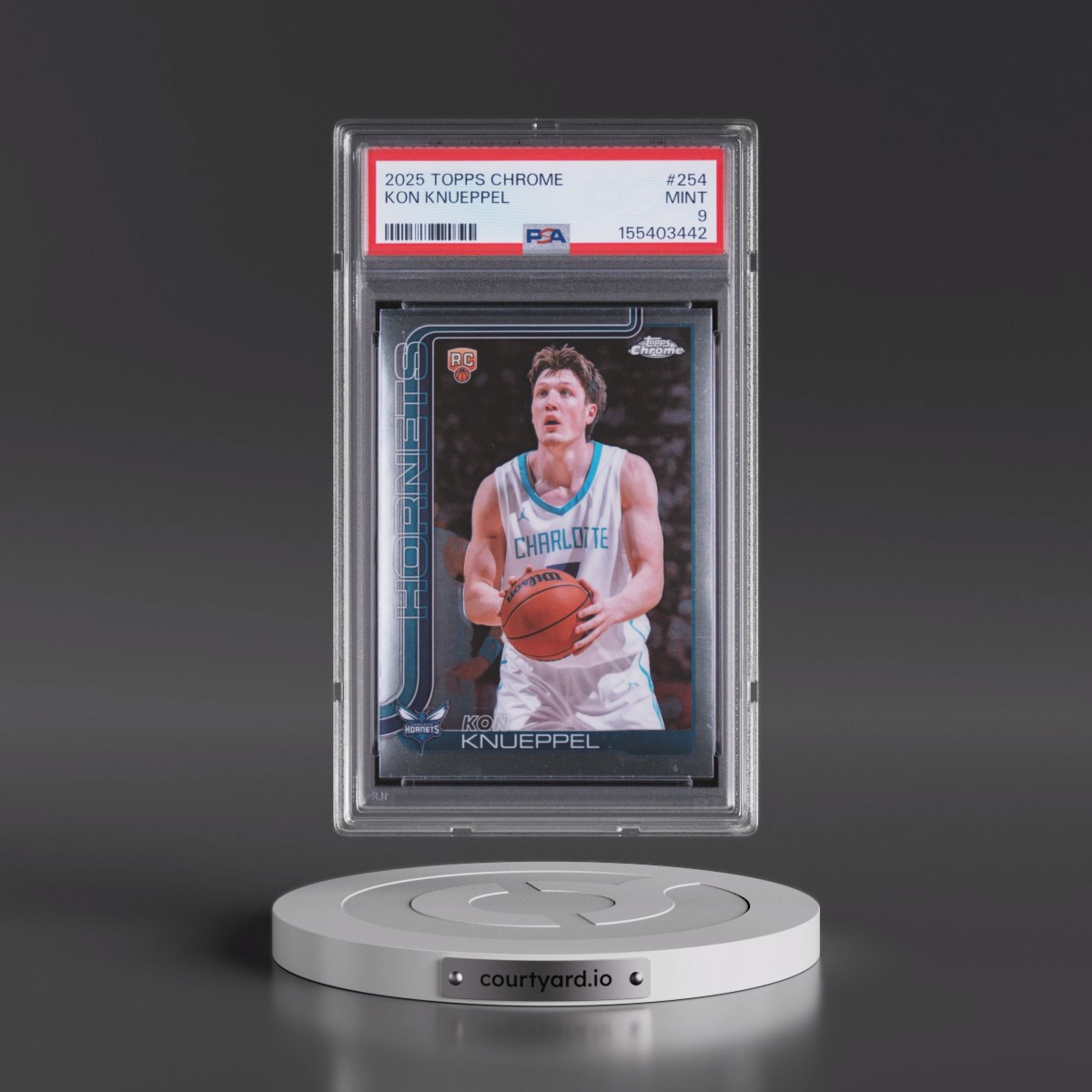 2025 Topps Chrome #254 Kon Knueppel (PSA 9 MINT)
