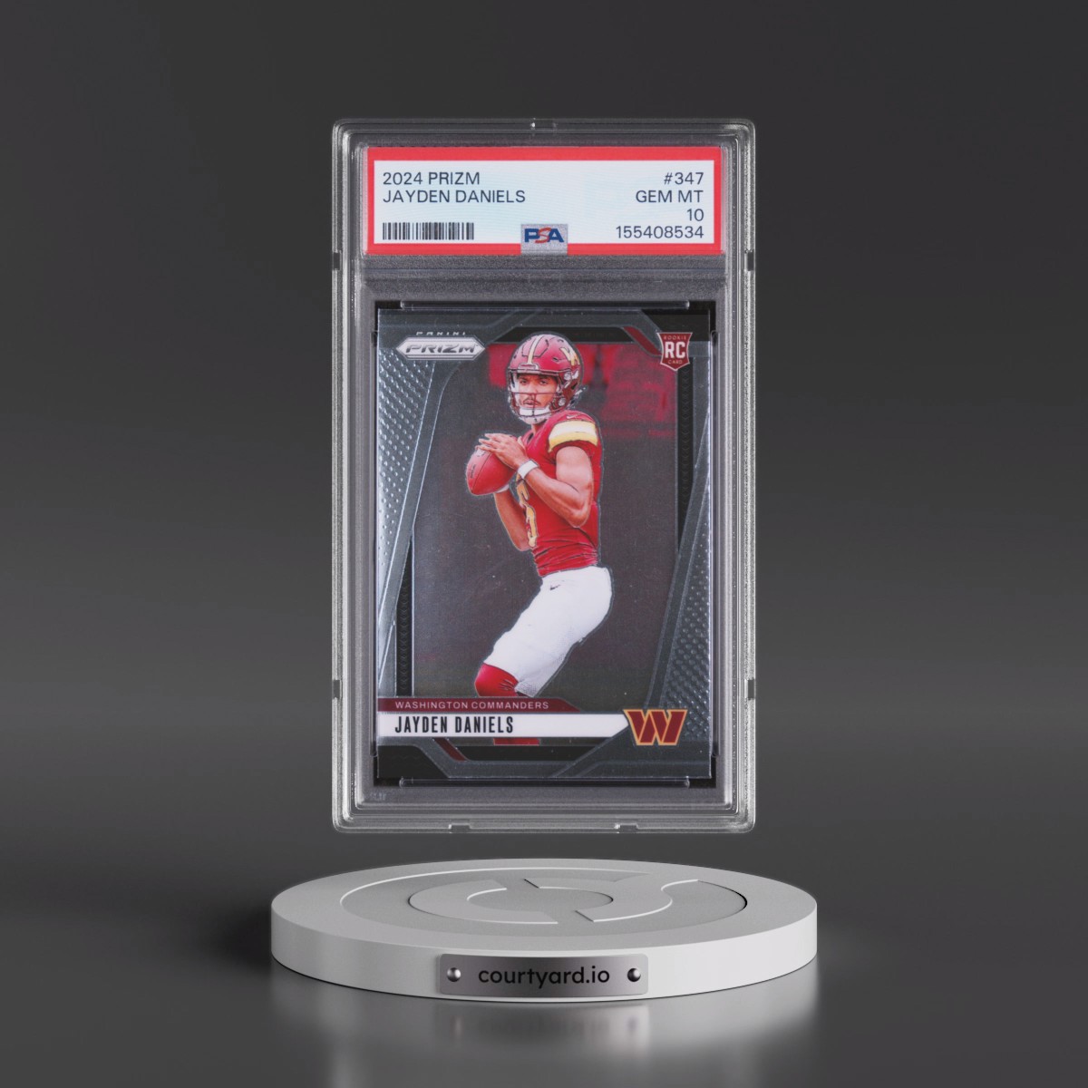2024 Panini Prizm #347 Jayden Daniels (PSA 10 GEM MINT)
