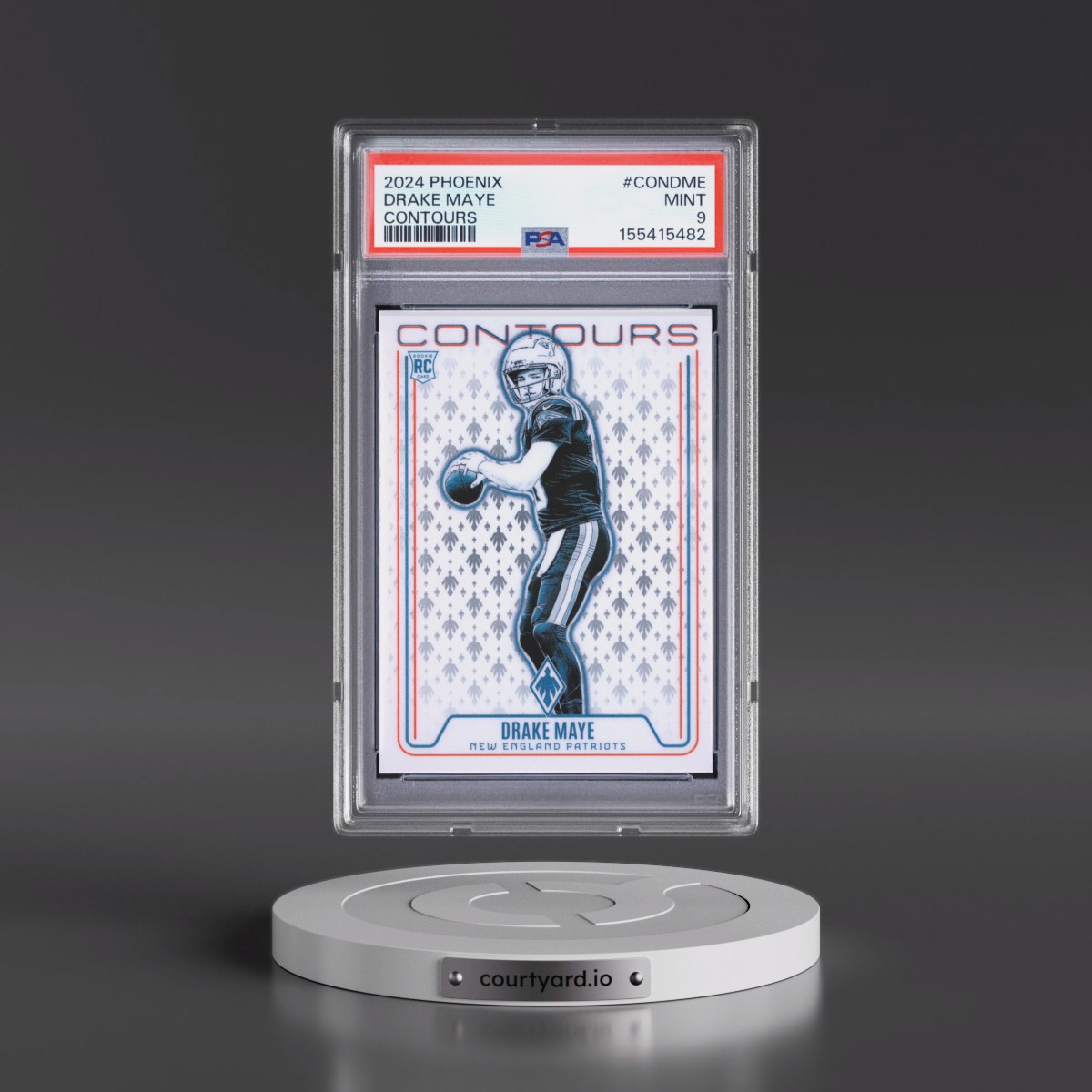2024 Panini Phoenix Contours #CONDME Drake Maye (PSA 9 MINT)