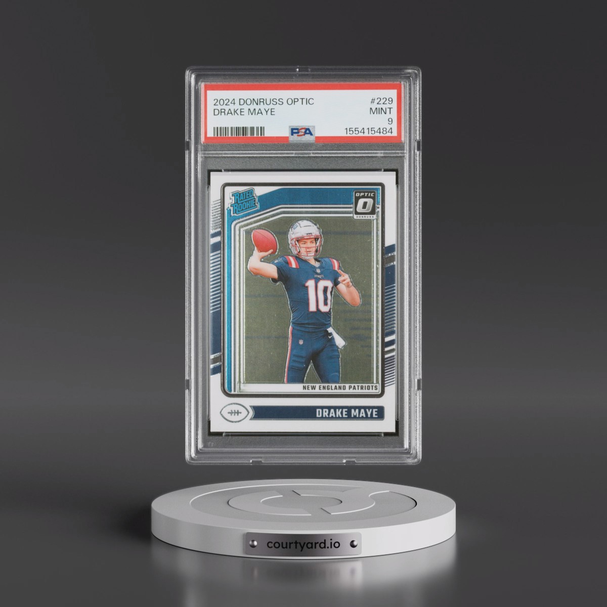 2024 Panini Donruss Optic #229 Drake Maye (PSA 9 MINT)