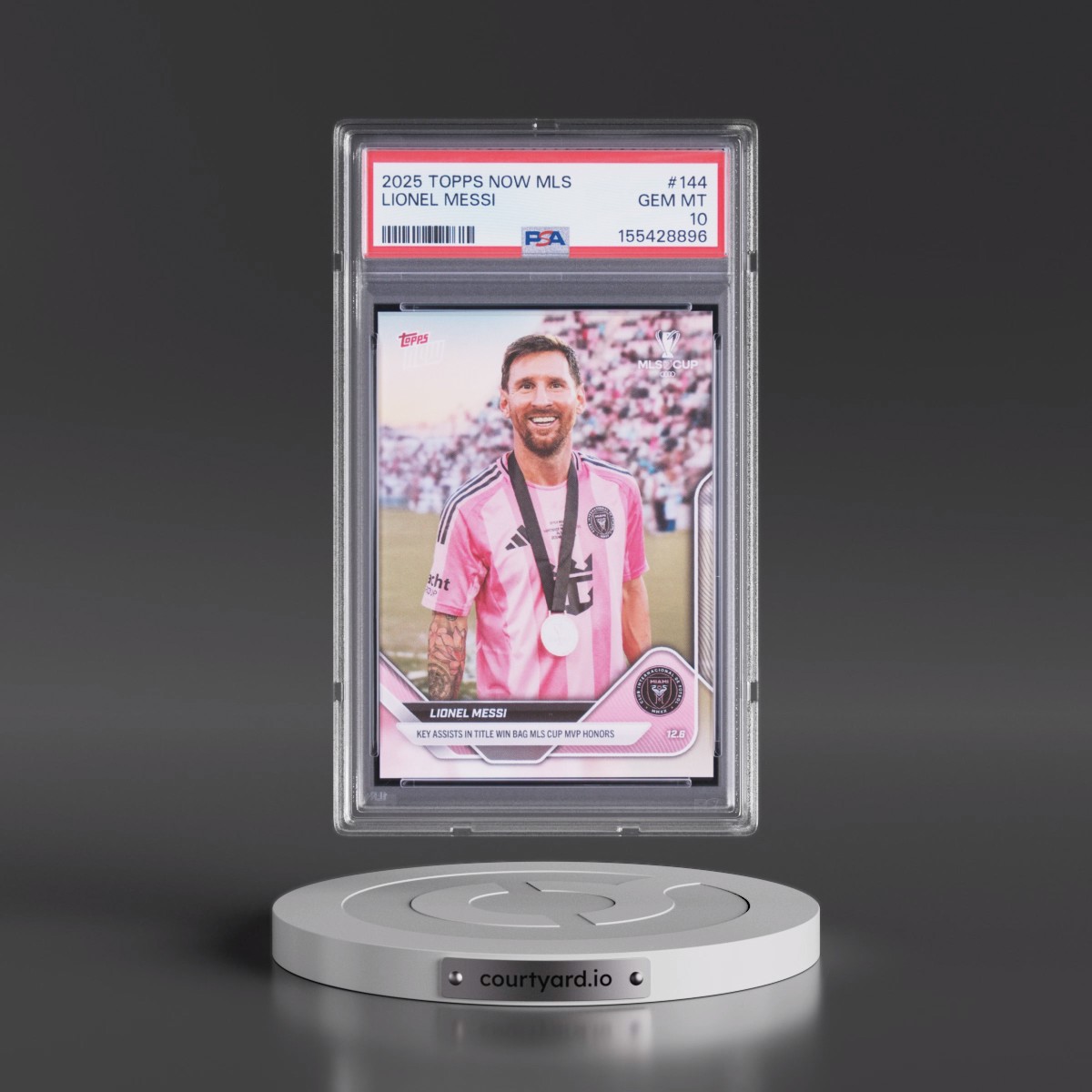 2025 Topps Now MLS #144 Lionel Messi (PSA 10 GEM MINT)