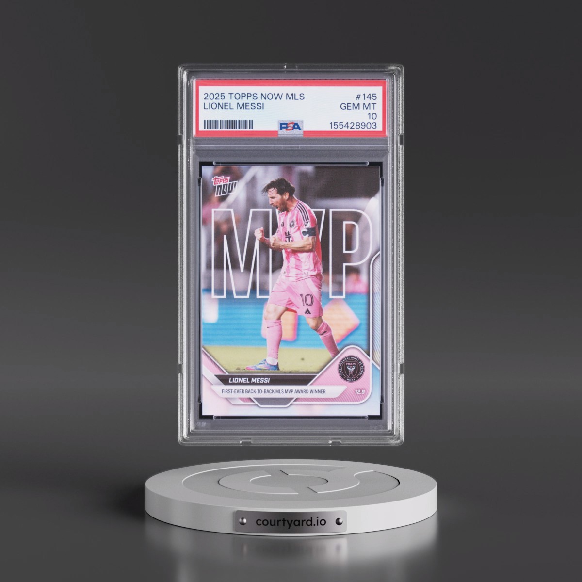 2025 Topps Now MLS #145 Lionel Messi (PSA 10 GEM MINT)