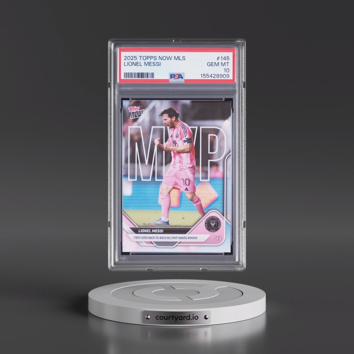 2025 Topps Now MLS #145 Lionel Messi (PSA 10 GEM MINT)