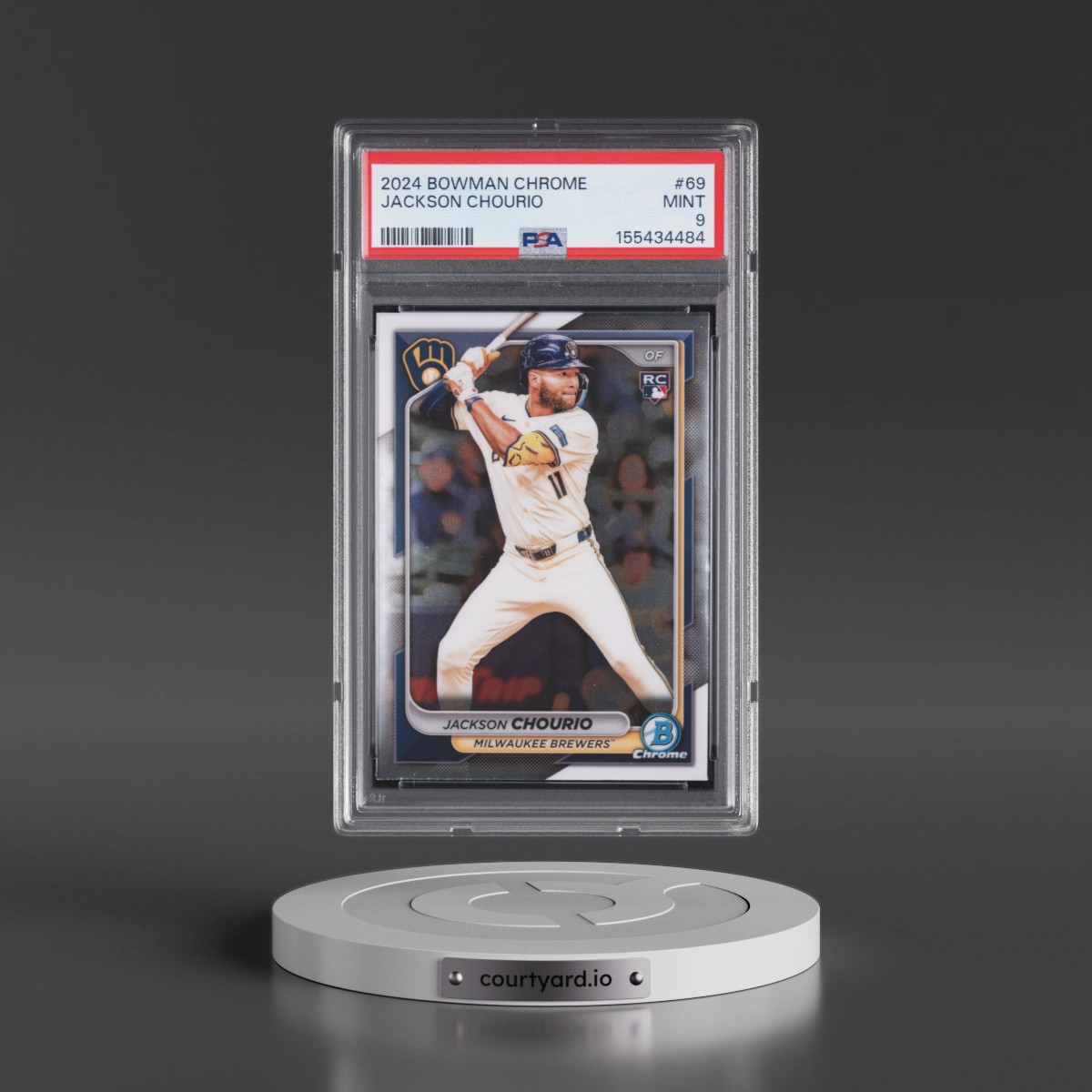 2024 Bowman Chrome Jackson Chourio #69 PSA 9