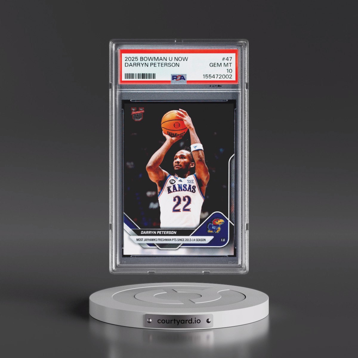 2025 Bowman U Now Darryn Peterson #47 PSA 10