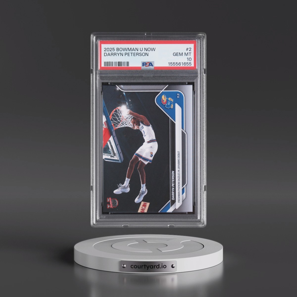 2025 Bowman U Now #2 Darryn Peterson (PSA 10 GEM MINT)