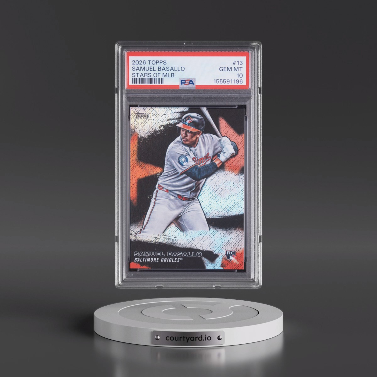 2026 Topps Stars of MLB Samuel Basallo #13 PSA 10