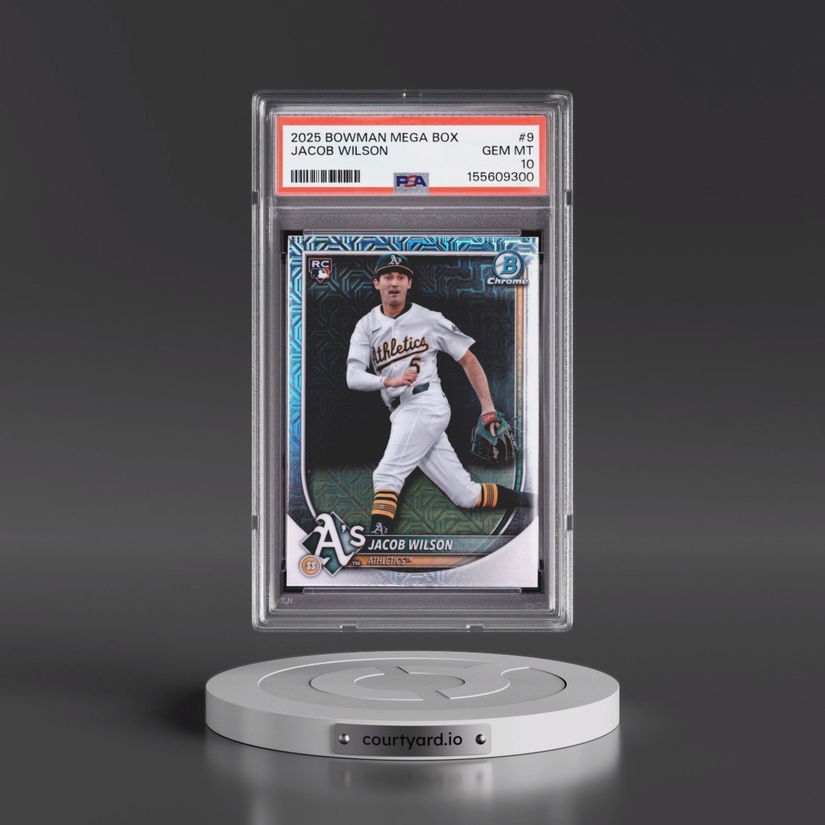 2025 Bowman Mega Box Chrome #9 Jacob Wilson (PSA 10 GEM MINT)