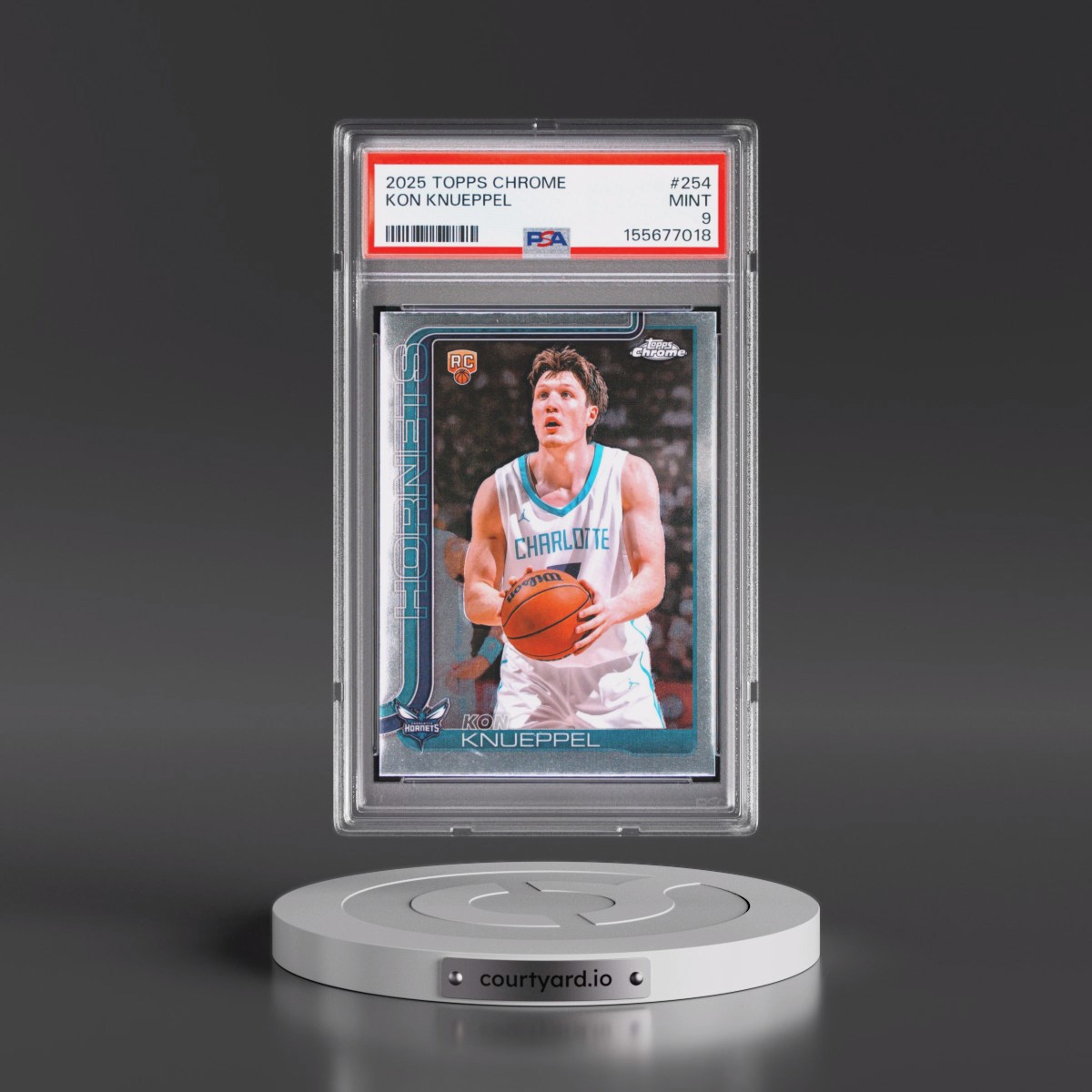2025 Topps Chrome #254 Kon Knueppel (PSA 9 MINT)