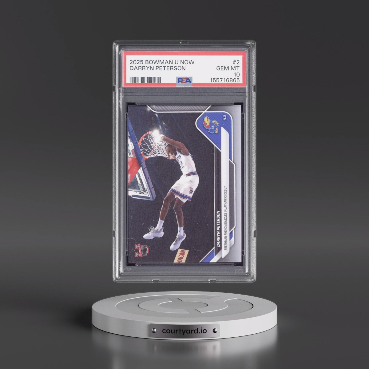 2025 Bowman U Now #2 Darryn Peterson (PSA 10 GEM MINT)