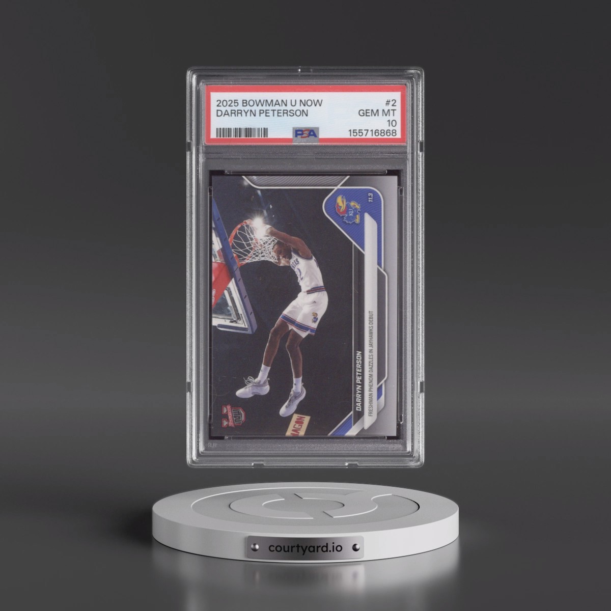 2025 Bowman U Now #2 Darryn Peterson (PSA 10 GEM MINT)