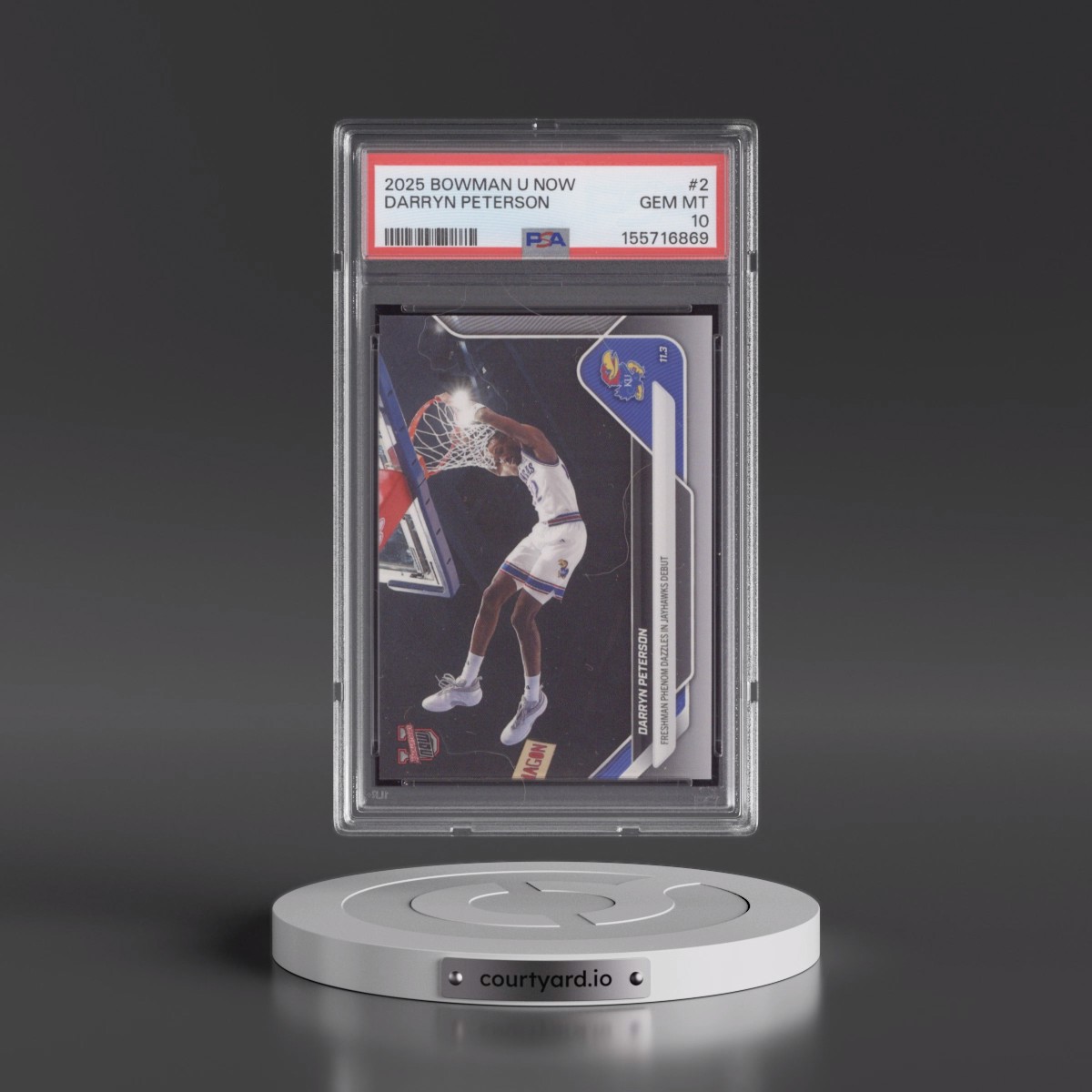 2025 Bowman U Now #2 Darryn Peterson (PSA 10 GEM MINT)
