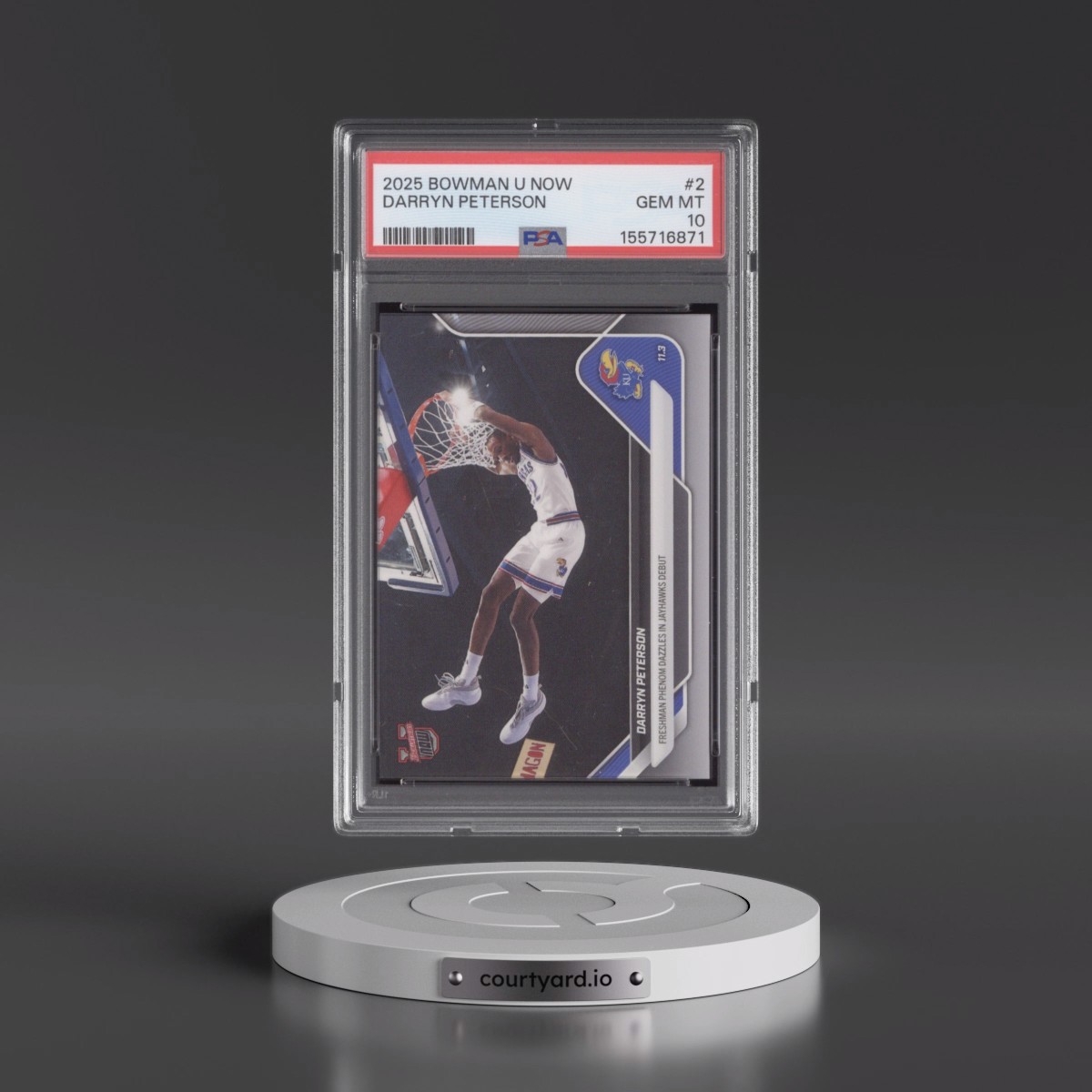2025 Bowman U Now #2 Darryn Peterson (PSA 10 GEM MINT)