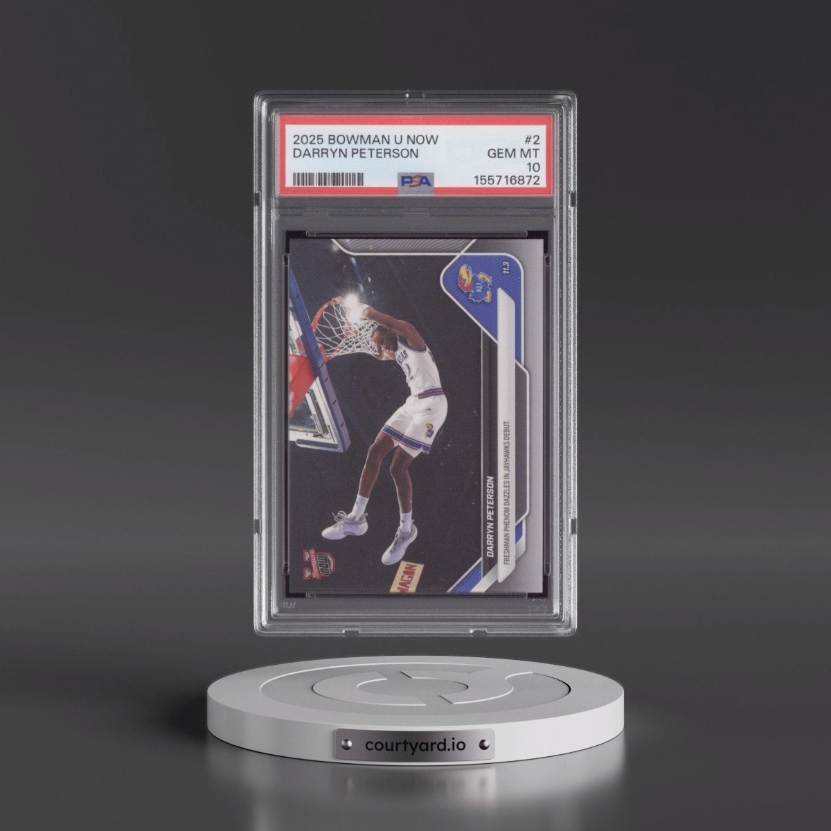 2025 Bowman U Now #2 Darryn Peterson (PSA 10 GEM MINT)