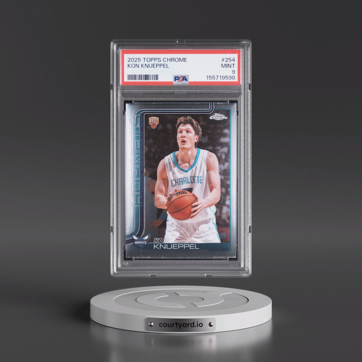 2025 Topps Chrome #254 Kon Knueppel (PSA 9 MINT)