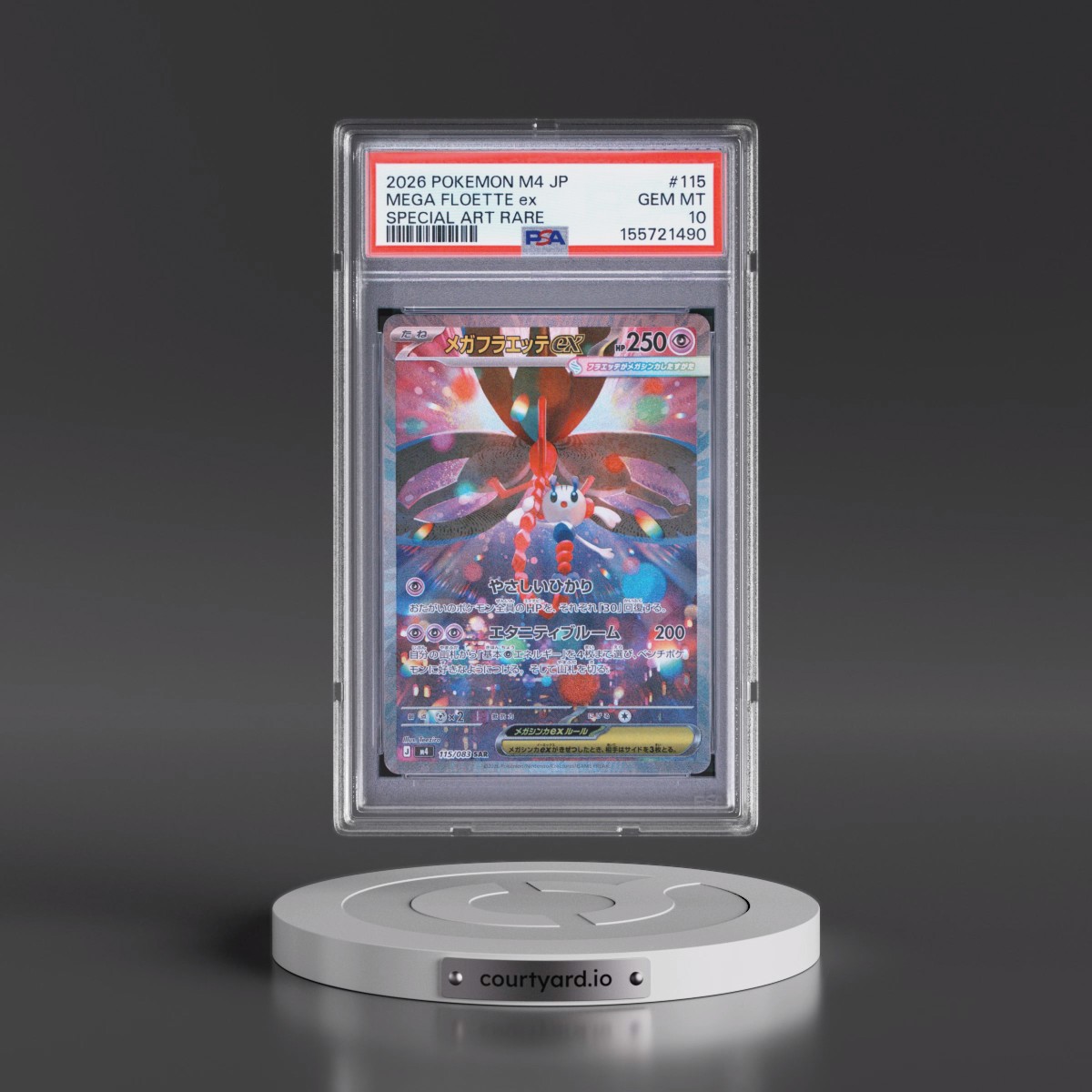 2026 Pokémon M4-Ninja Spinner #115 Mega Floette EX - Holo Special Art Rare (PSA 10 GEM MINT)
