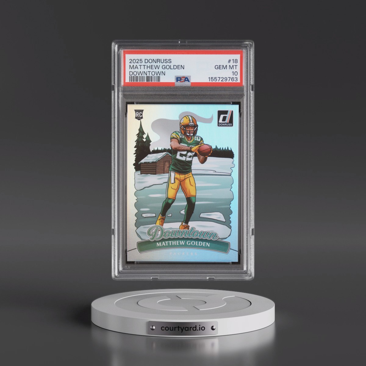 2025 Panini Donruss Downtown #18 Matthew Golden (PSA 10 GEM MINT)