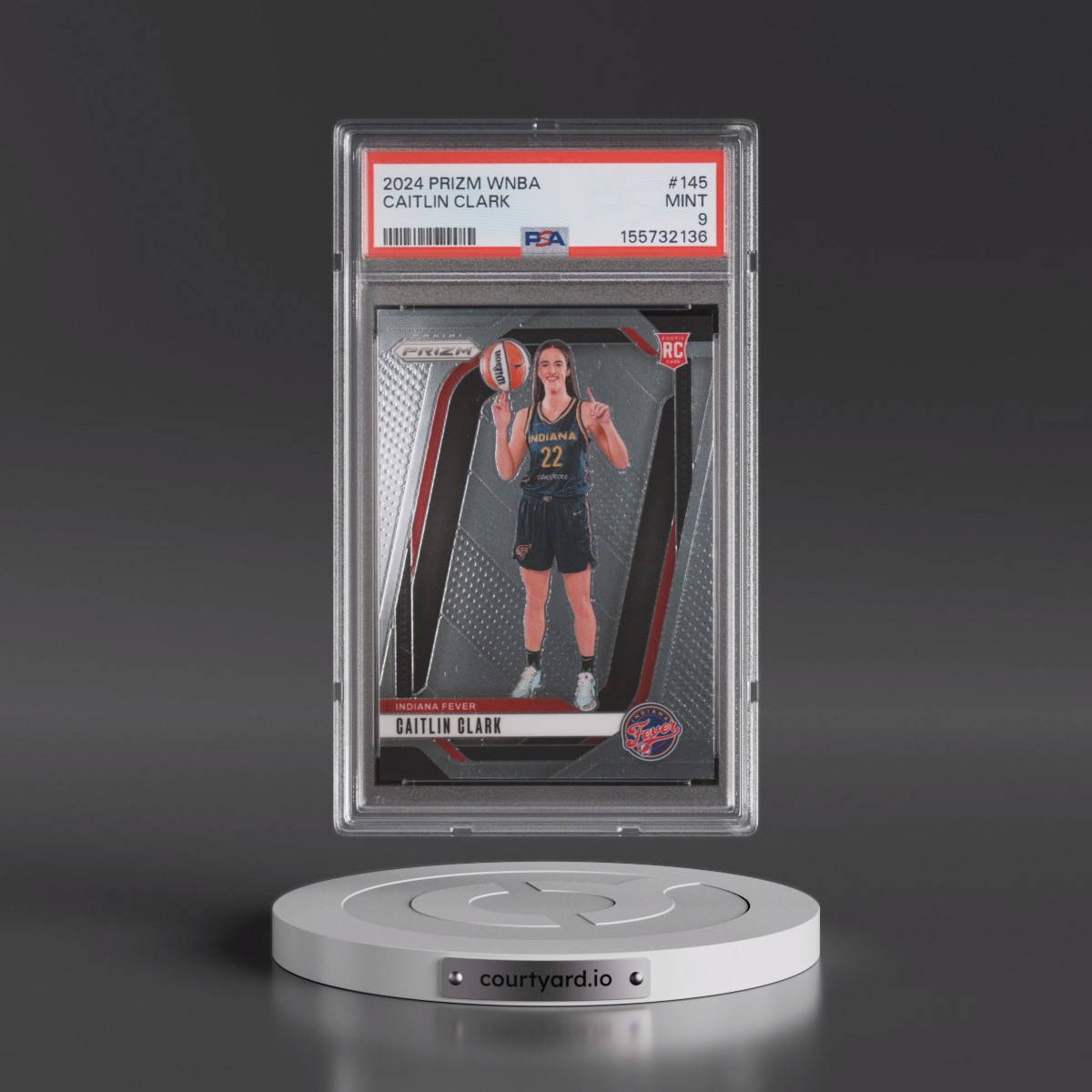 2024 Panini Prizm WNBA #145 Caitlin Clark (PSA 9 MINT)