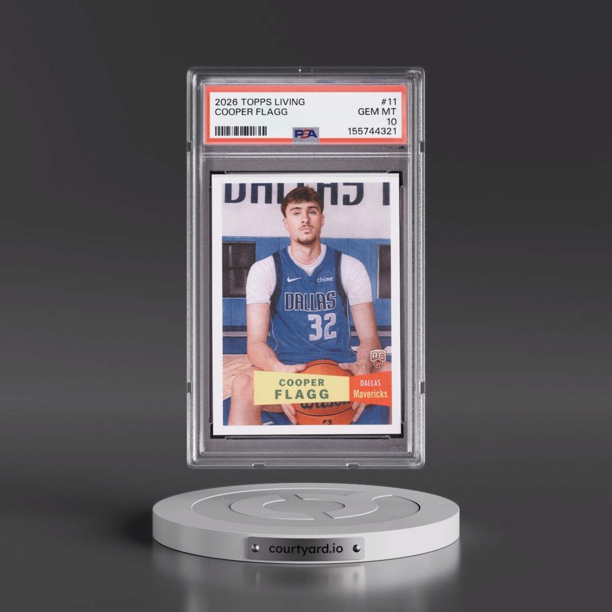 2026 Topps Living #11 Cooper Flagg (PSA 10 GEM MINT)