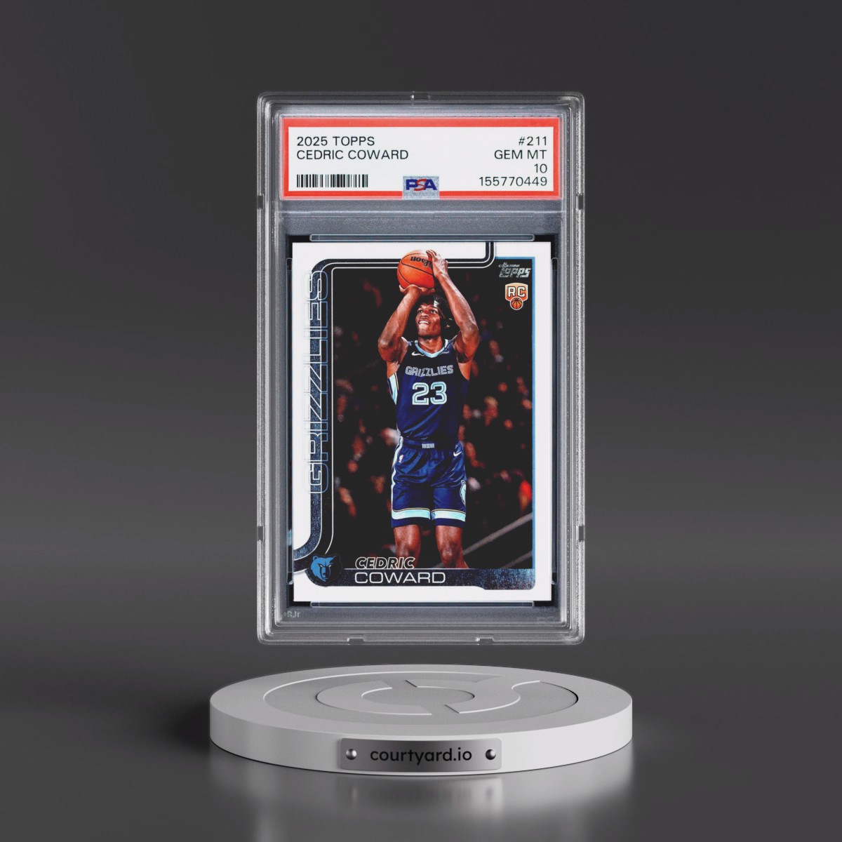 2025 Topps #211 Cedric Coward (PSA 10 GEM MINT)