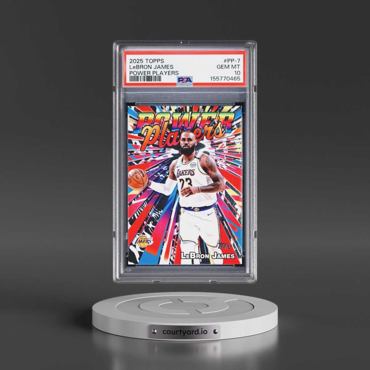 2025 Topps Power Players #PP-7 LeBron James (PSA 10 GEM MINT)