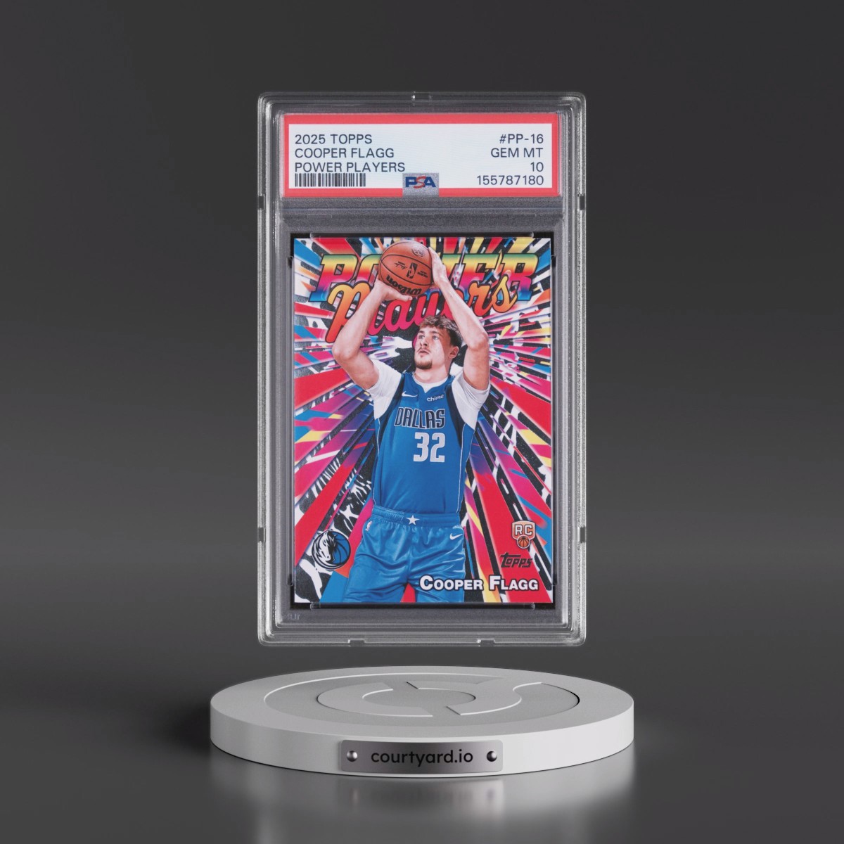 2025 Topps Power Players #PP-16 Cooper Flagg (PSA 10 GEM MINT)