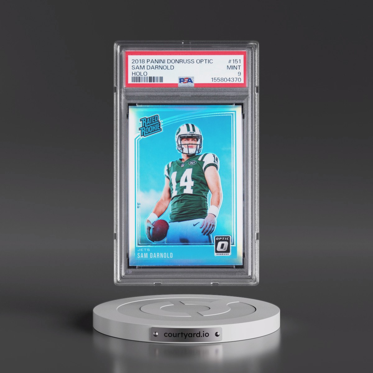2018 Panini Donruss Optic #151 Sam Darnold - Holo (PSA 9 MINT)