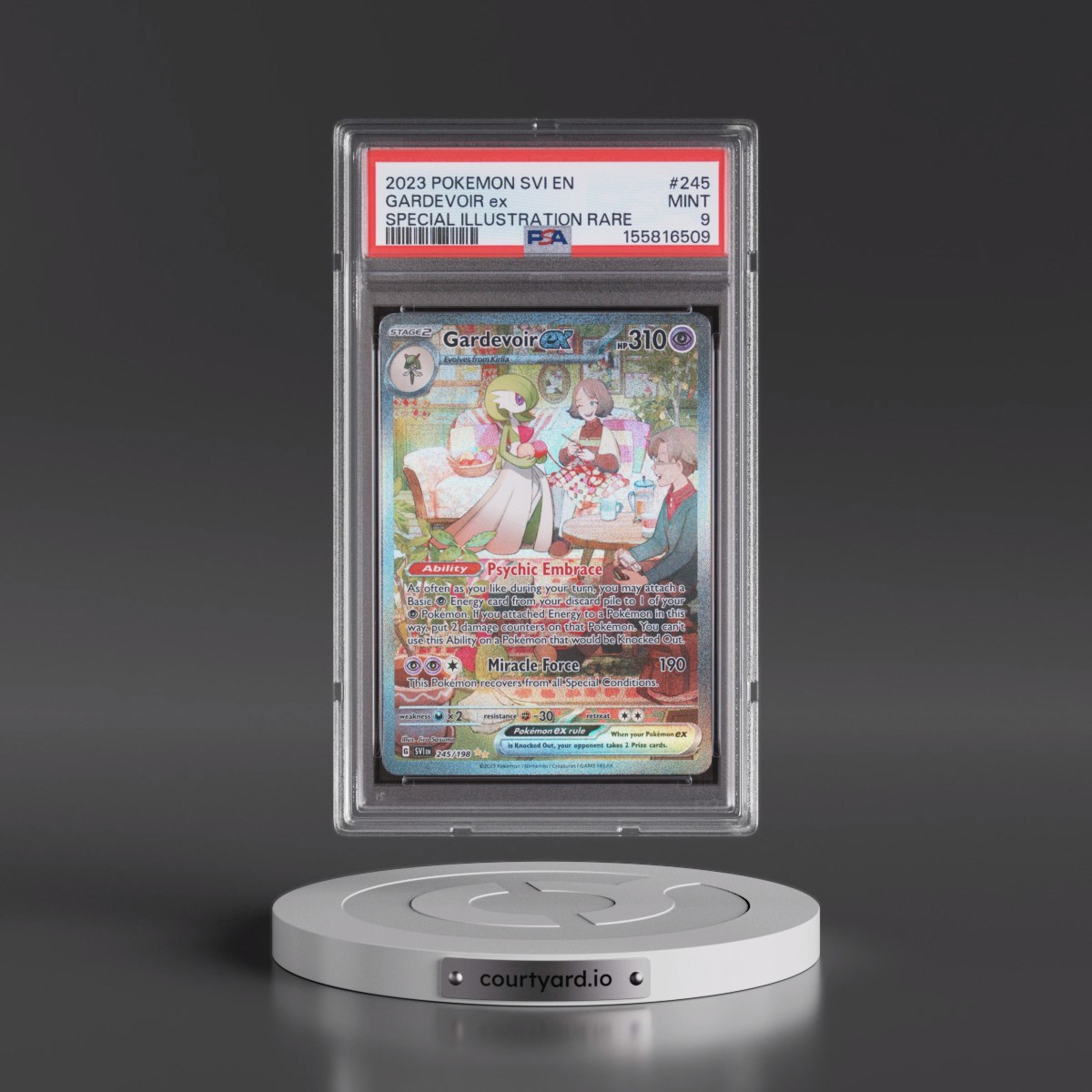 2023 Pokémon Svi EN-Scarlet & Violet #245 Gardevoir EX - Holo Special Illustration Rare (PSA 9 MINT)