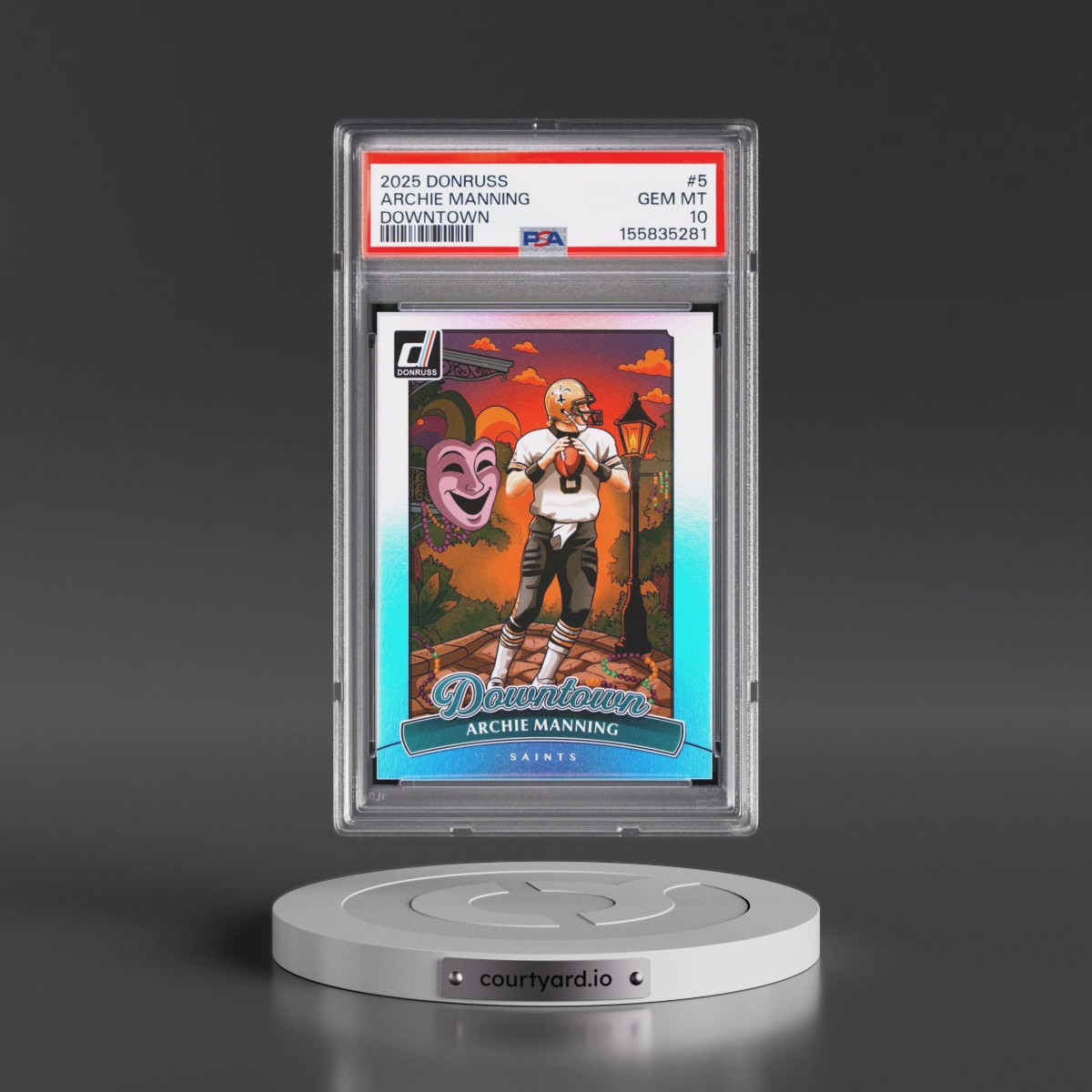 2025 Panini Donruss Downtown #5 Archie Manning (PSA 10 GEM MINT)