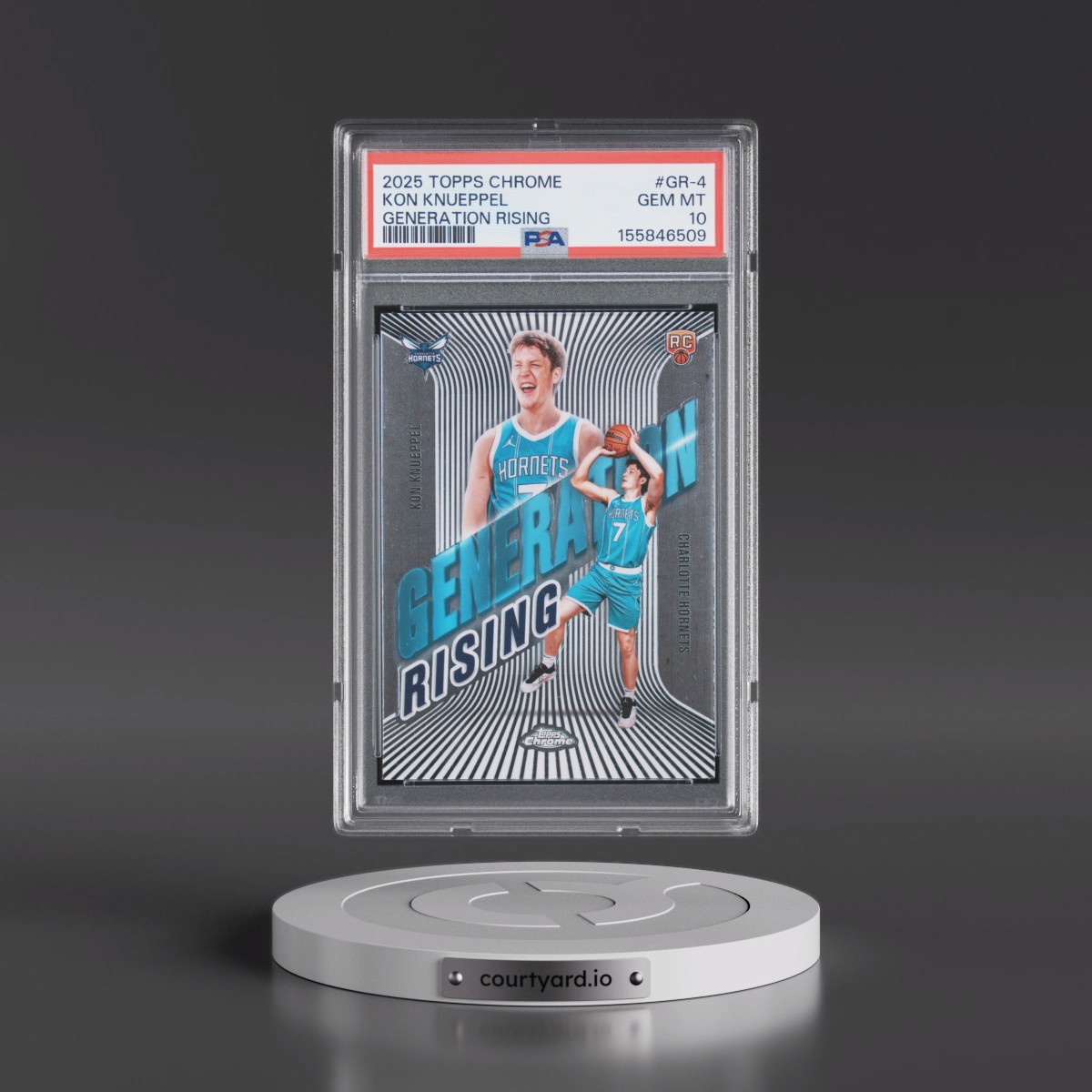2025 Topps Chrome Generation Rising #GR-4 Kon Knueppel (PSA 10 GEM MINT)