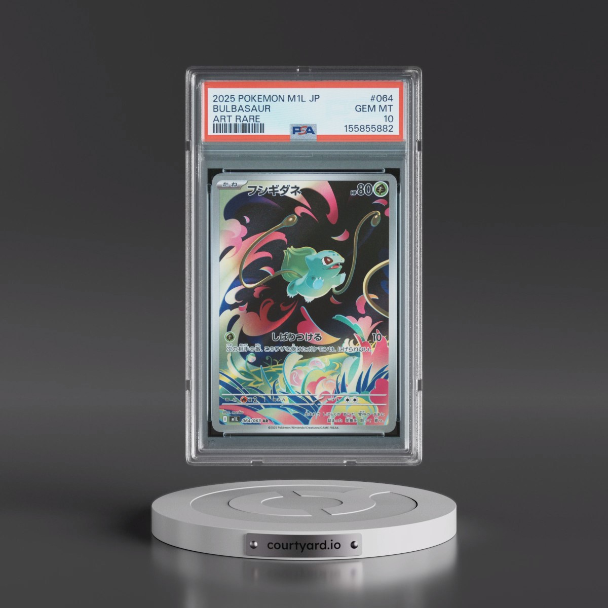 2025 Pokémon M1l-Mega Brave #064 Bulbasaur - Art Rare (PSA 10 GEM MINT)