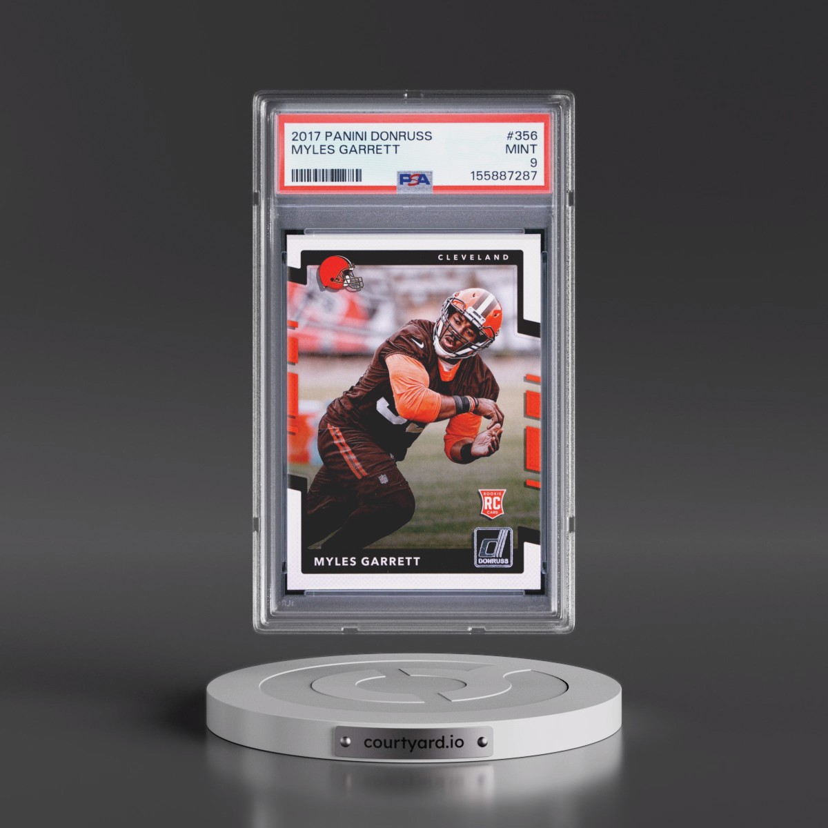 2017 Panini Donruss #356 Myles Garrett (PSA 9 MINT)
