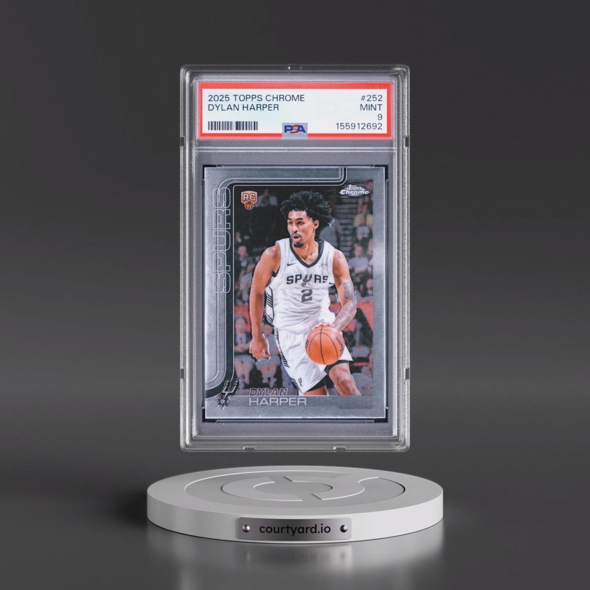 2025 Topps Chrome #252 Dylan Harper (PSA 9 MINT)