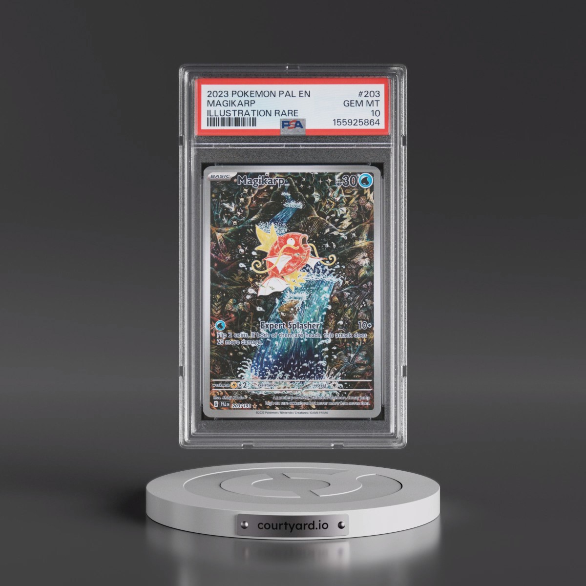 2023 Pokémon Pal EN-Paldea Evolved #203 Magikarp - Illustration Rare (PSA 10 GEM MINT)