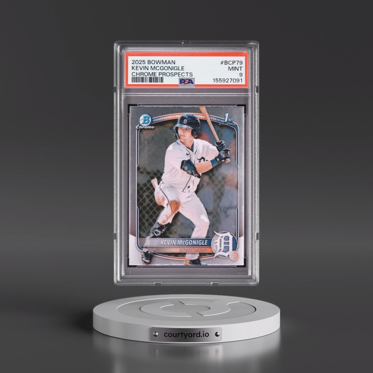 2025 Bowman Chrome Prospects Kevin Mcgonigle #BCP79 PSA 9
