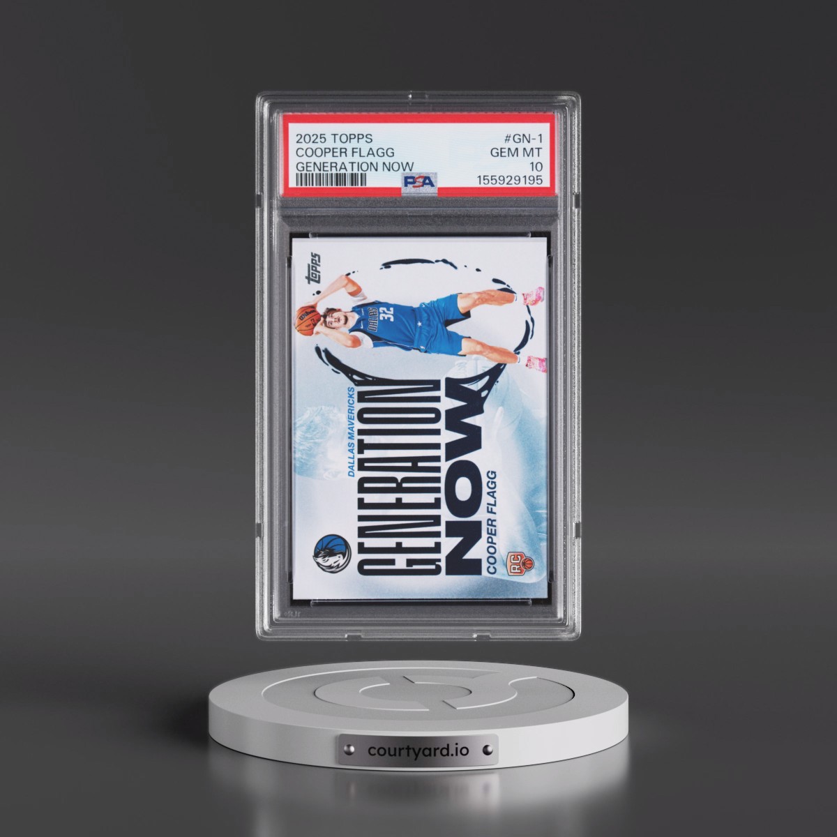 2025 Topps Generation Now #GN-1 Cooper Flagg (PSA 10 GEM MINT)