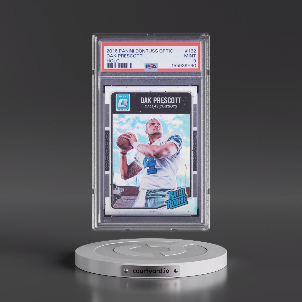 2016 Panini Donruss Optic #162 Dak Prescott - Holo (PSA 9 MINT)