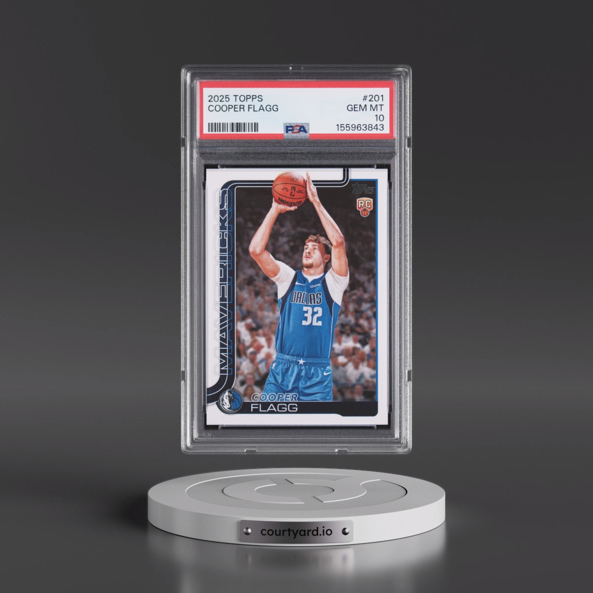 2025 Topps #201 Cooper Flagg (PSA 10 GEM MINT)