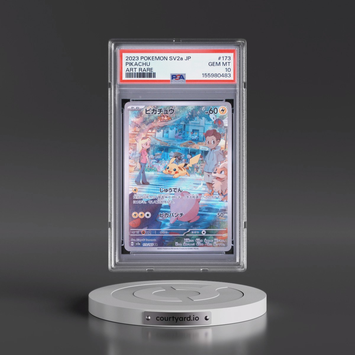 2023 Pokémon Sv2a-Pokémon 151 #173 Pikachu - Art Rare (PSA 10 GEM MINT)
