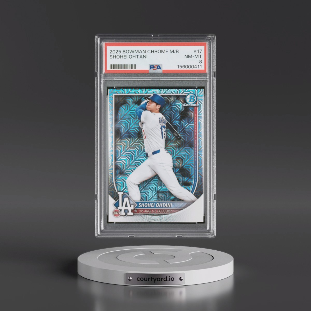 2025 Bowman Chrome Mega Box #17 Shohei Ohtani (PSA 8 NM-MT)