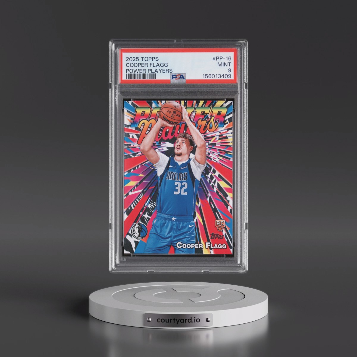 2025 Topps Power Players #PP-16 Cooper Flagg (PSA 9 MINT)