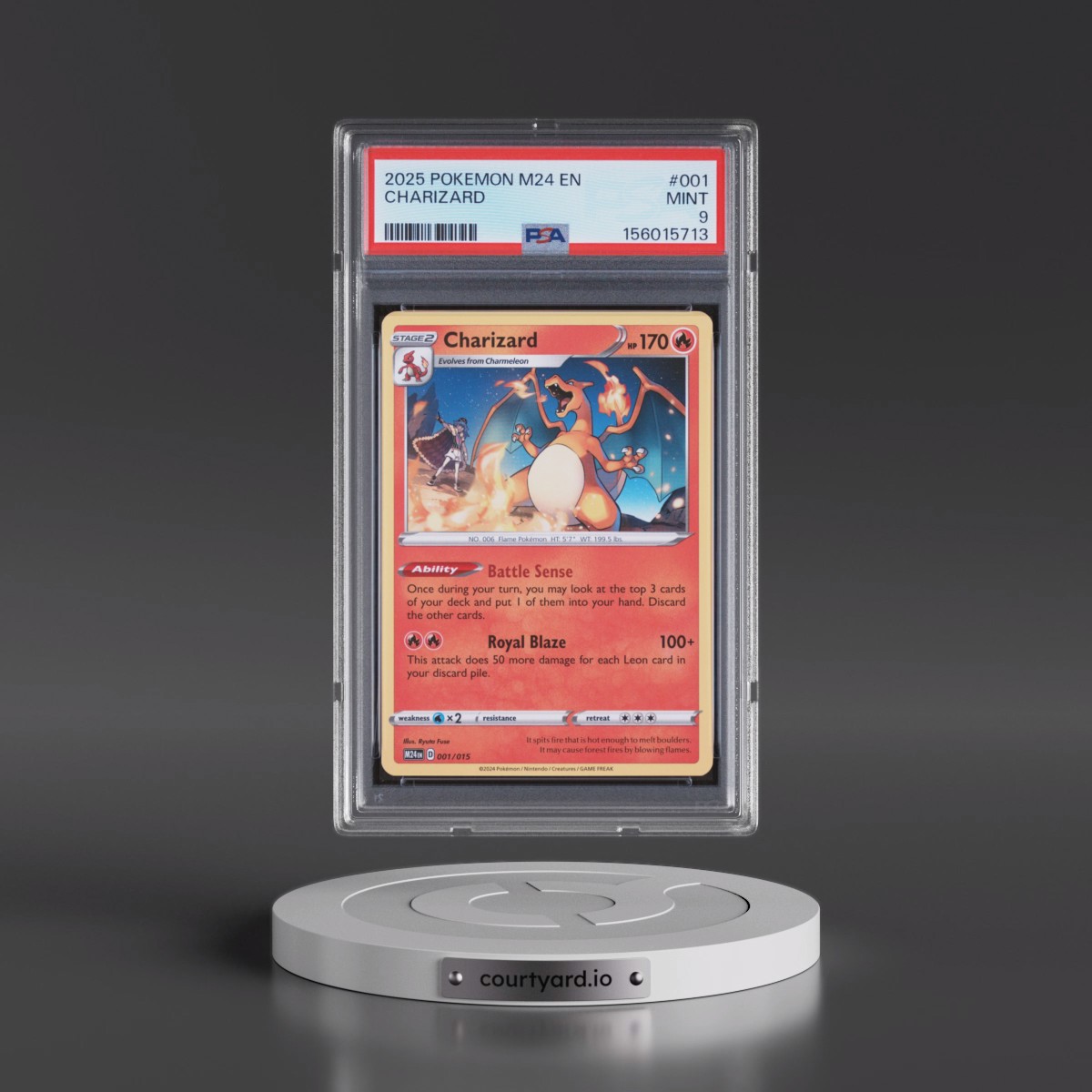 2025 Pokémon M24 EN-Mcdonald's Collection #001 Charizard (PSA 9 MINT)