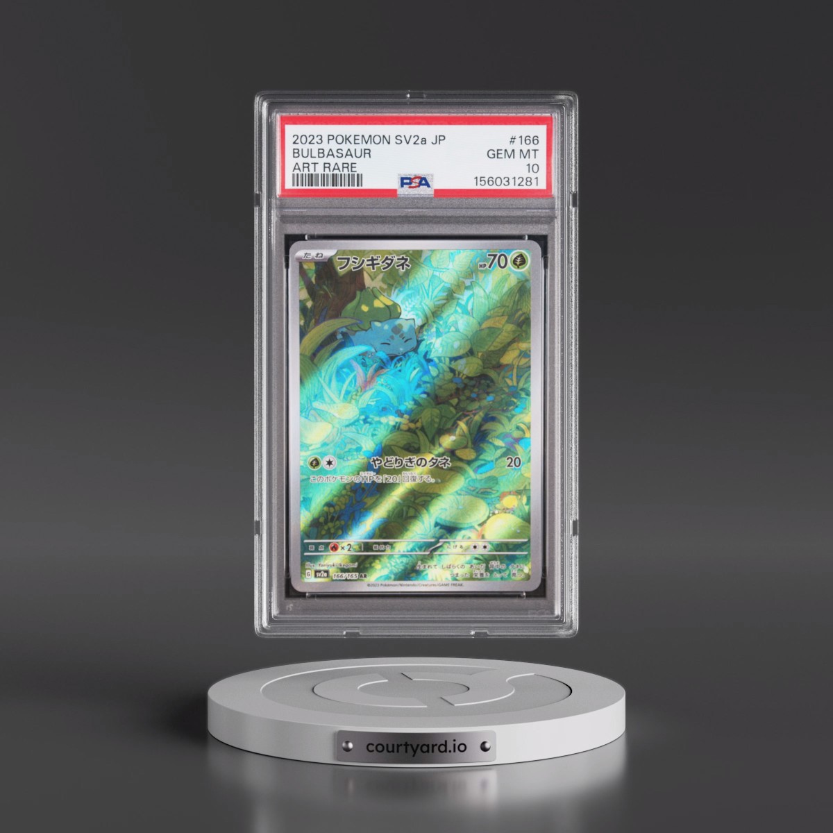2023 Pokémon Sv2a-Pokémon Card 151 #166 Bulbasaur - Art Rare (PSA 10 GEM MINT)