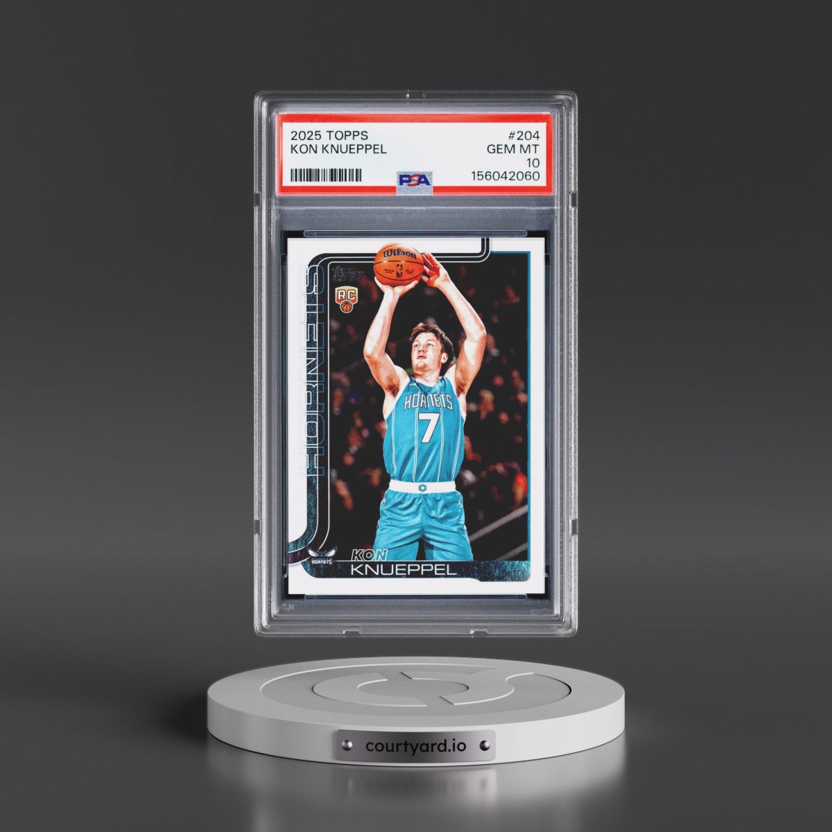 2025 Topps #204 Kon Knueppel (PSA 10 GEM MINT)